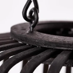 Luminaires Rustiques-Luminaires Brilliant Lampe de table Brilliant Woodrow Bois foncé, Noir, 1 lumière