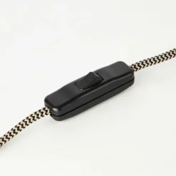 Lampes Industrielles-Luminaires Brilliant Lampe de table Brilliant Basia Noir, 1 lumière