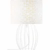 Lampes En Tissu-Luminaires Brilliant Lampe de table Brilliant Galance Blanc, 1 lumière
