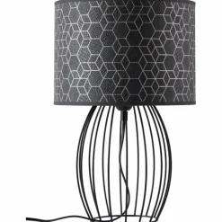 Lampes En Tissu-Luminaires Brilliant Lampe de table Brilliant Galance Noir, 1 lumière