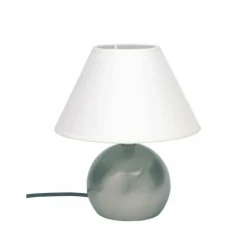 Lampes En Tissu-Luminaires Brilliant Lampe de table Brilliant Tarifa Gris, 1 lumière
