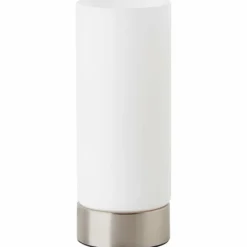 Luminaires Brilliant Lampe de table Brilliant Elmer Acier inoxydable, 1 lumière