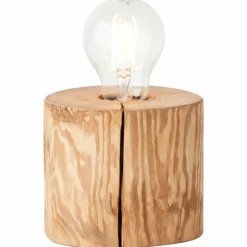 Luminaires Rustiques-Luminaires Brilliant Lampe de table Brilliant Trabo Bois clair, 1 lumière