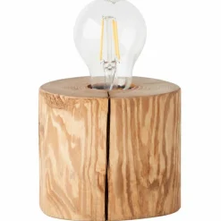 Luminaires Rustiques-Luminaires Brilliant Lampe de table Brilliant Trabo Bois clair, 1 lumière