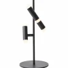 Lampes Industrielles-Luminaires Brilliant Lampe de table Brilliant Lagano LED Noir, 1 lumière