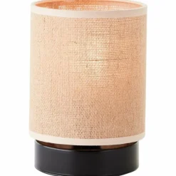 Lampes En Tissu-Luminaires Brilliant Lampe de table Brilliant Aniela Noir, 1 lumière