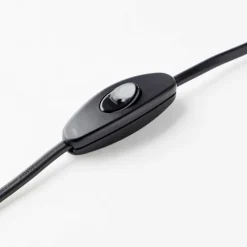 Lampes En Tissu-Luminaires Brilliant Lampe de table Brilliant Aniela Noir, 1 lumière