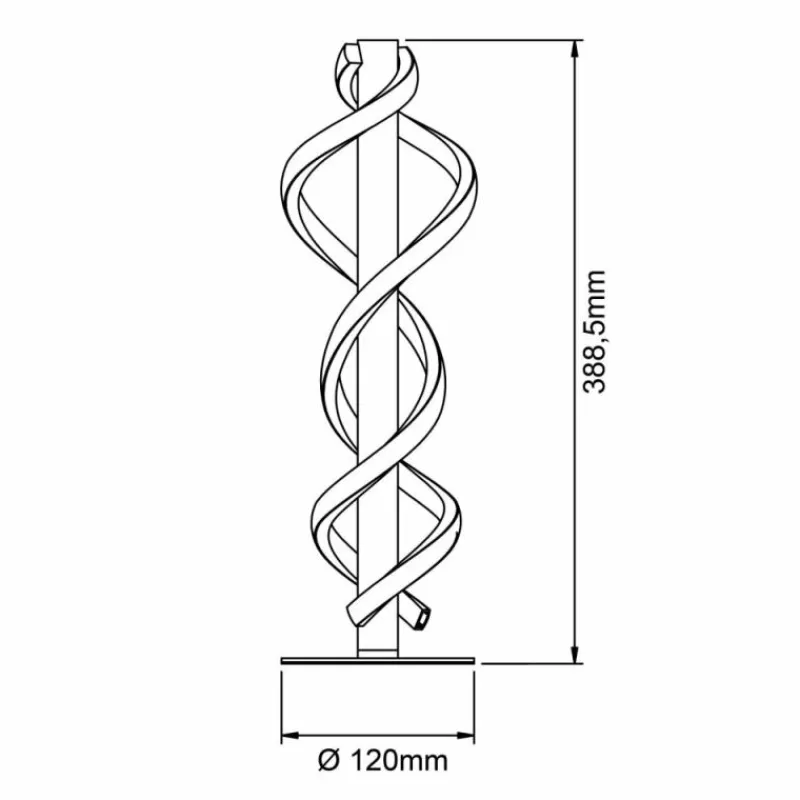 Luminaires Brilliant Lampe de table Brilliant Amalie LED Noir, 1 lumière* Éclairage Led