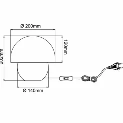 Luminaires Scandinaves-Luminaires Brilliant Lampe de table Brilliant Nalam Écru, 1 lumière