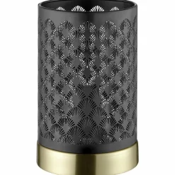 Luminaires Antiques-Luminaires Brilliant Lampe de table Brilliant Neolia Or, 1 lumière