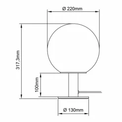 Lampes Dorées-Luminaires Brilliant Lampe de table Brilliant Gould Or, 1 lumière