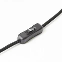 Luminaires Rustiques-Luminaires Brilliant Lampe de table Brilliant Woodline Noir, 1 lumière