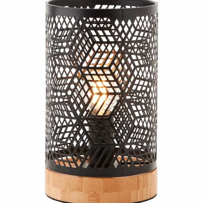 Luminaires Scandinaves-Luminaires Brilliant Lampe de table Brilliant Santy Noir, 1 lumière