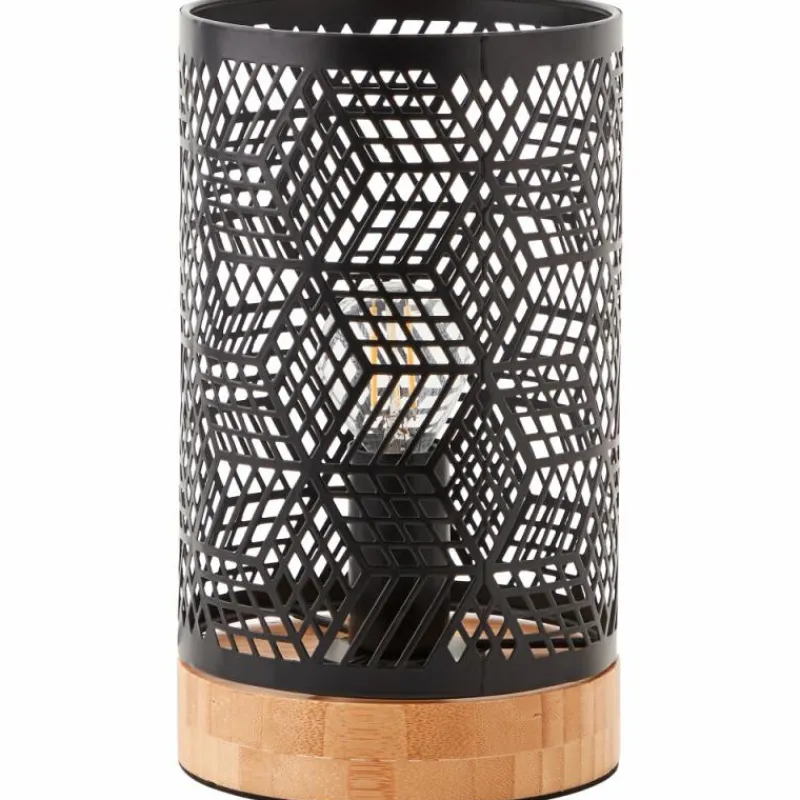 Luminaires Scandinaves-Luminaires Brilliant Lampe de table Brilliant Santy Noir, 1 lumière