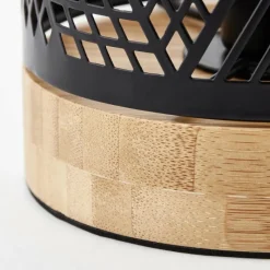 Luminaires Scandinaves-Luminaires Brilliant Lampe de table Brilliant Santy Noir, 1 lumière