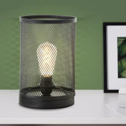 Luminaires Scandinaves-Luminaires Brilliant Lampe de table Brilliant Maze Noir, 1 lumière