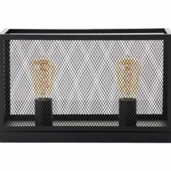 Luminaires Scandinaves-Luminaires Brilliant Lampe de table Brilliant Maze Noir, 2 lumières