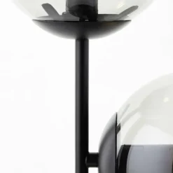 Suspension Verre Fumé-Luminaires Brilliant Lampe de table Brilliant Ariol Noir, 2 lumières