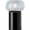 Luminaires Scandinaves-Luminaires Brilliant Lampe de table Brilliant Knut Noir, 1 lumière