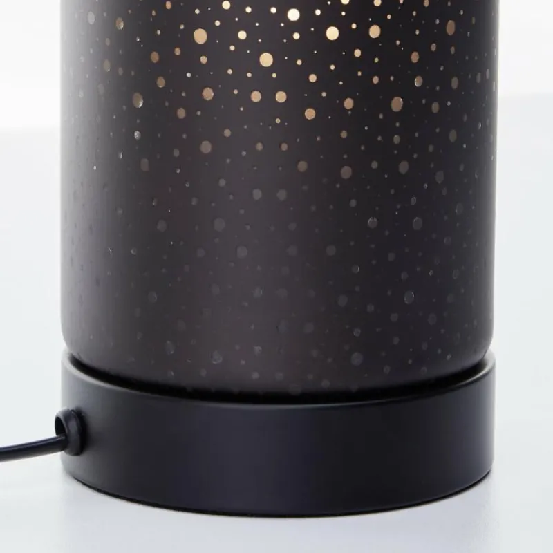 Luminaires Brilliant Lampe de table Brilliant Scarlett Noir, 1 lumière