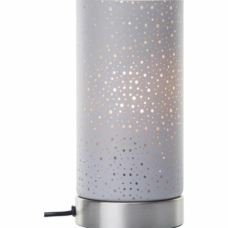 Luminaires Brilliant Lampe de table Brilliant Scarlett Argenté, 1 lumière
