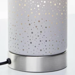 Luminaires Brilliant Lampe de table Brilliant Scarlett Argenté, 1 lumière