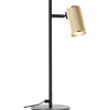 Lampes Dorées-Luminaires Brilliant Lampe de table Brilliant Marty LED Noir, 1 lumière