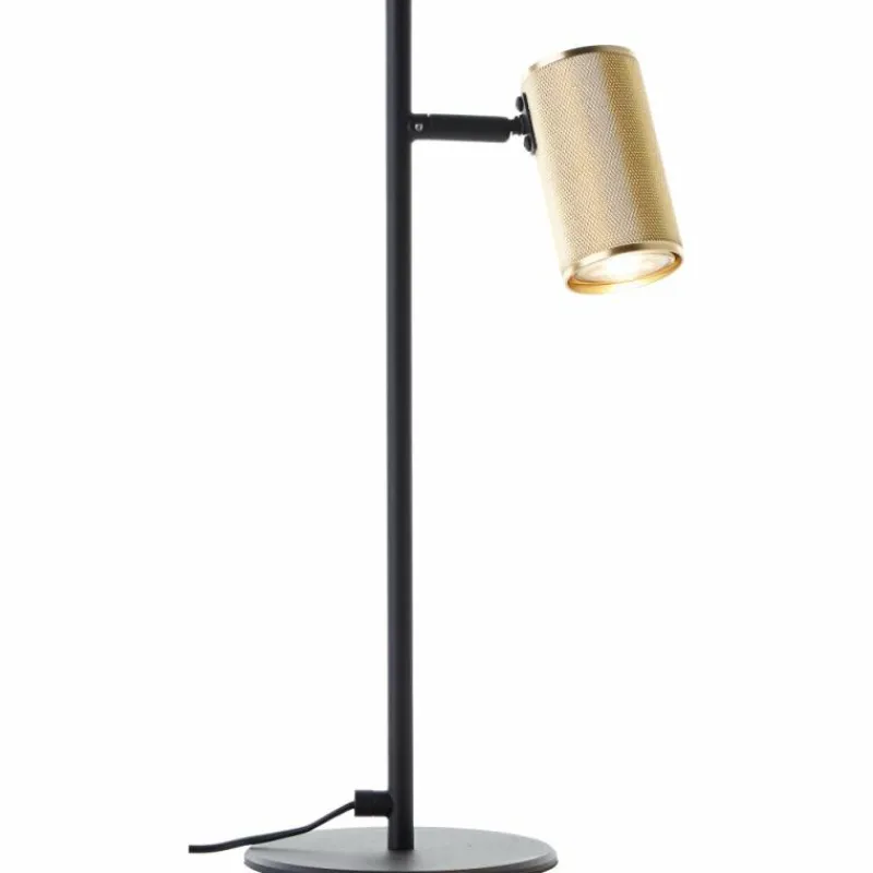Lampes Dorées-Luminaires Brilliant Lampe de table Brilliant Marty LED Noir, 1 lumière