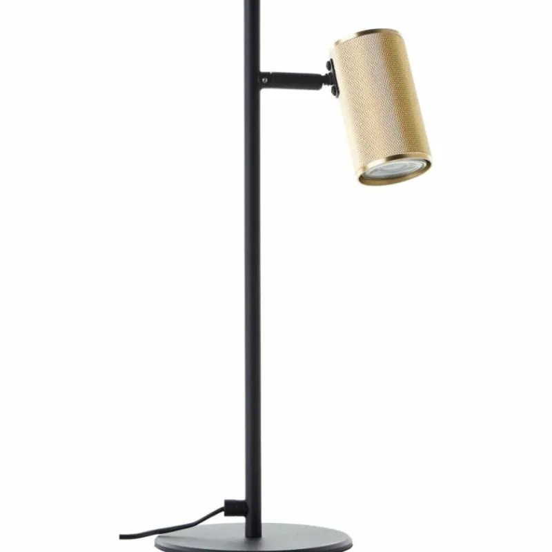 Lampes Dorées-Luminaires Brilliant Lampe de table Brilliant Marty LED Noir, 1 lumière