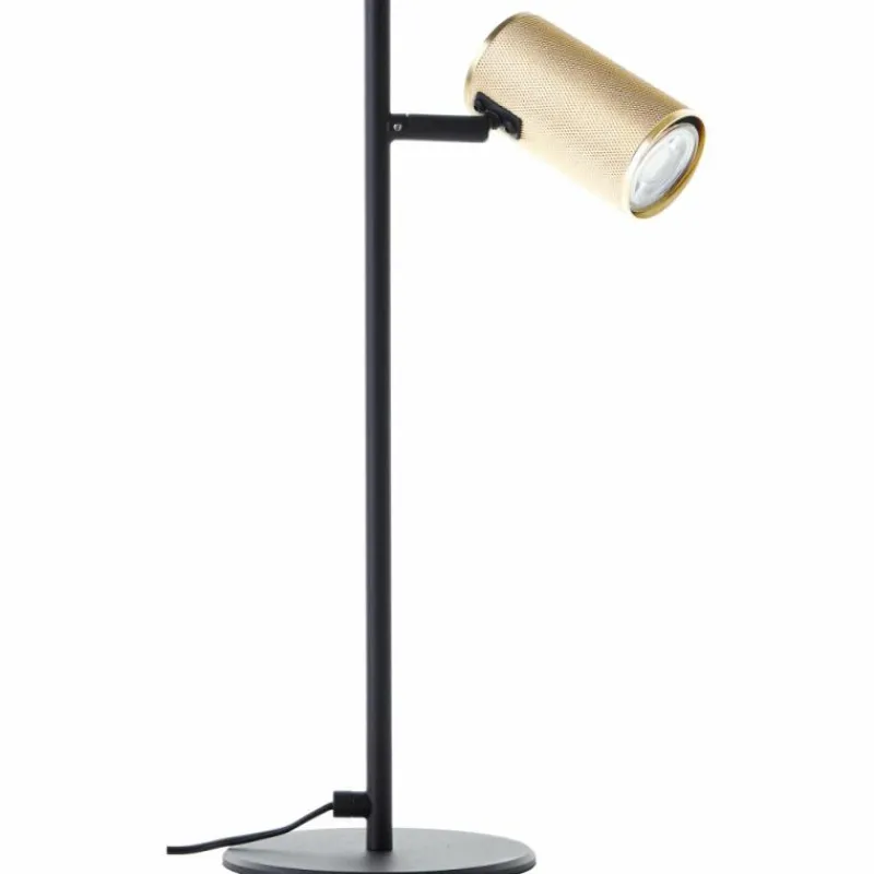Lampes Dorées-Luminaires Brilliant Lampe de table Brilliant Marty LED Noir, 1 lumière