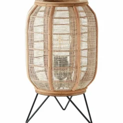 Lampes En Tissu-Luminaires Brilliant Lampe de table Brilliant-Leuchten Tanah Noir, 1 lumière