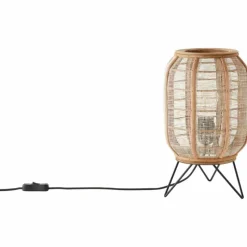 Lampes En Tissu-Luminaires Brilliant Lampe de table Brilliant-Leuchten Tanah Noir, 1 lumière