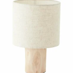 Lampes En Tissu-Luminaires Brilliant Lampe de table Brilliant-Leuchten Pia Écru, 1 lumière