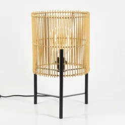 Luminaires Scandinaves-hofstein Lampe de table Calchines Noir, 1 lumière