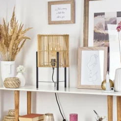 Luminaires Scandinaves-hofstein Lampe de table Calchines Noir, 1 lumière