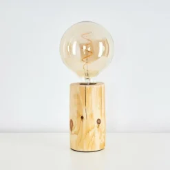 Luminaires Scandinaves-hofstein Lampe de table Canedo Brun, 1 lumière