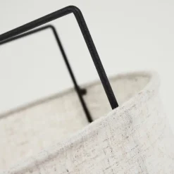 Lampes En Tissu-hofstein Lampe de table Casoie Noir, 1 lumière