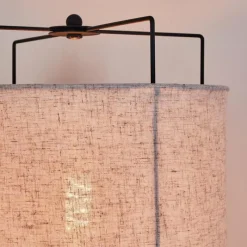 Lampes En Tissu-hofstein Lampe de table Casoie Noir, 1 lumière