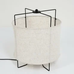 Lampes En Tissu-hofstein Lampe de table Casoie Noir, 1 lumière