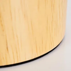 Luminaires Scandinaves-hofstein Lampe de table Castellar Bois clair, 1 lumière