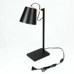Luminaires Scandinaves-hofstein Lampe de table Cerrizal Écru, Noir, 1 lumière