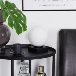 hofstein Lampe de table Chamouscady Noir, 1 lumière