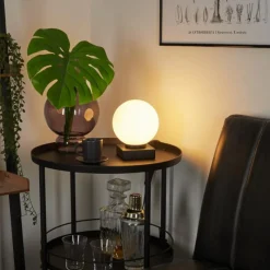 hofstein Lampe de table Chamouscady Noir, 1 lumière