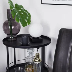 hofstein Lampe de table Chamouscady Noir, 1 lumière