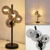 Suspension Verre Fumé-hofstein Lampe de table Chehalis LED Noir, 4 lumières