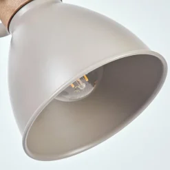 Luminaires Scandinaves-hofstein Lampe de table Chipou Gris, 1 lumière