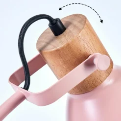 Luminaires Scandinaves-hofstein Lampe de table Chipou Rose, Rose, 1 lumière