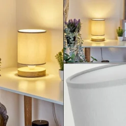 Lampes En Tissu-hofstein Lampe de table Chiuvi Écru, Blanc, 1 lumière