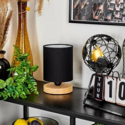 Lampes En Tissu-hofstein Lampe de table Chiuvi Écru, Noir, 1 lumière