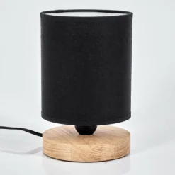 Lampes En Tissu-hofstein Lampe de table Chiuvi Écru, Noir, 1 lumière